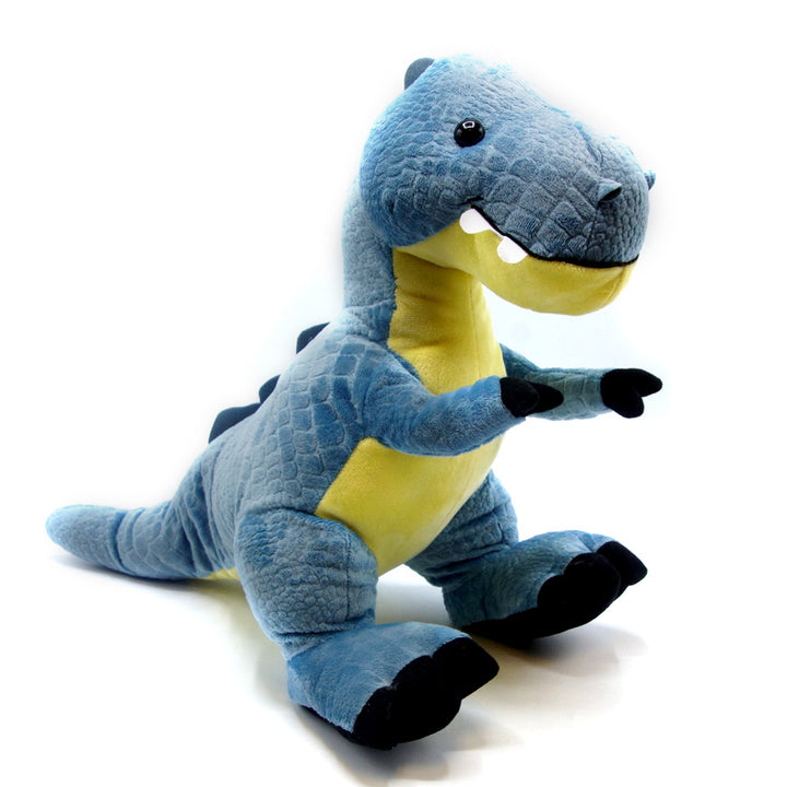 Large Blue Textured Plush T. Rex
