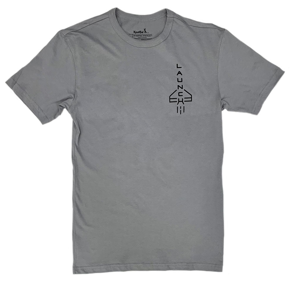 Adult Launch Rocket Logo T-Shirt