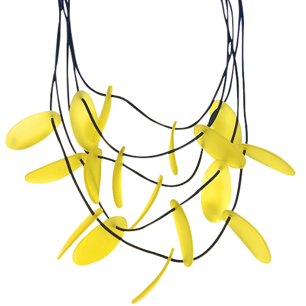 Yellow Petals Necklace