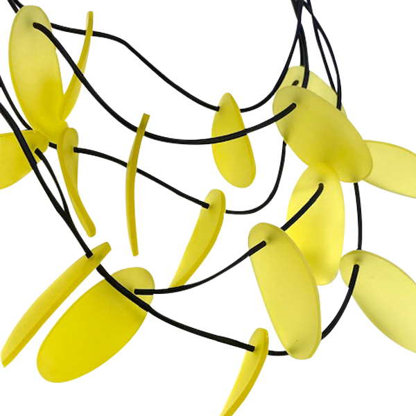Yellow Petals Necklace