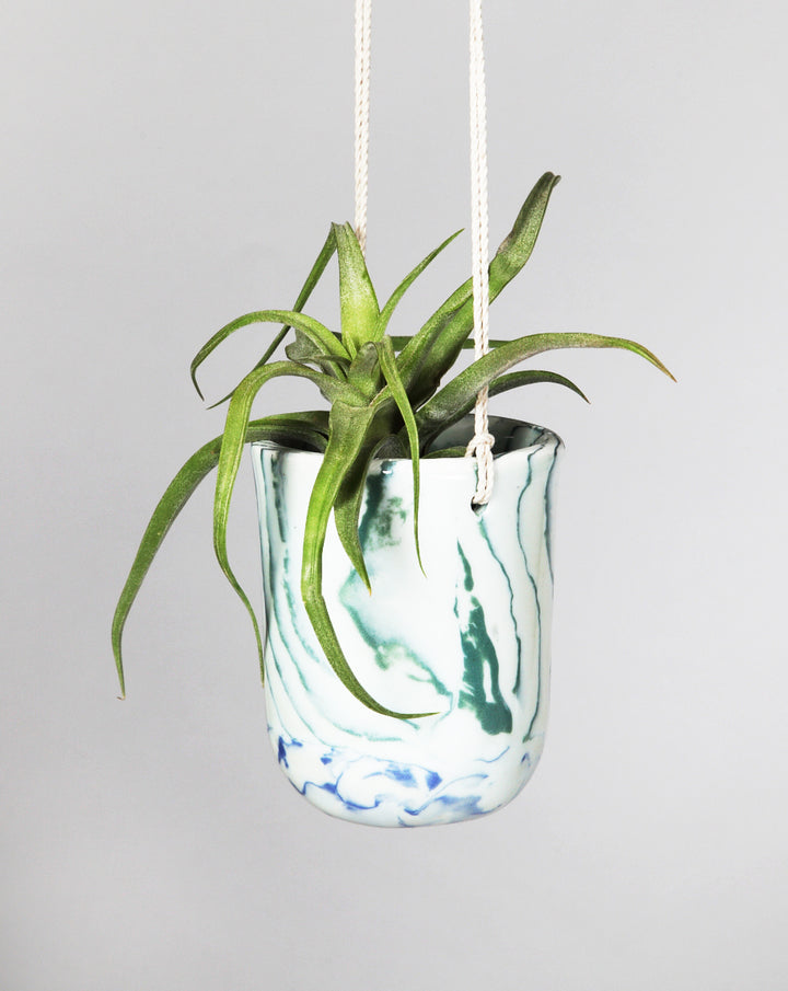 Marbled Hanging Planter