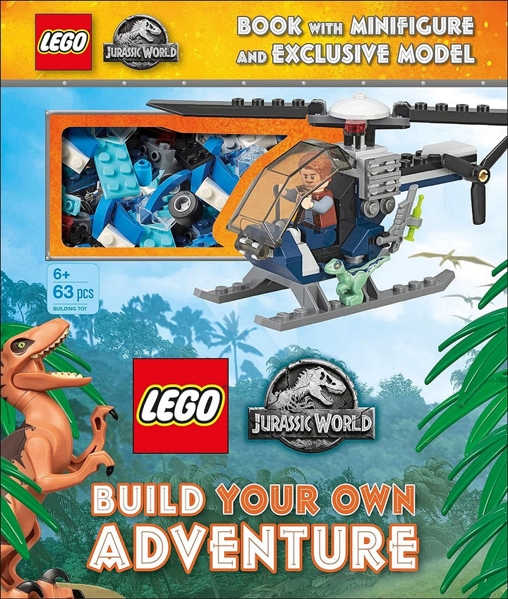 Lego Jurassic World Build Your Own Adventure Book and Building Toy