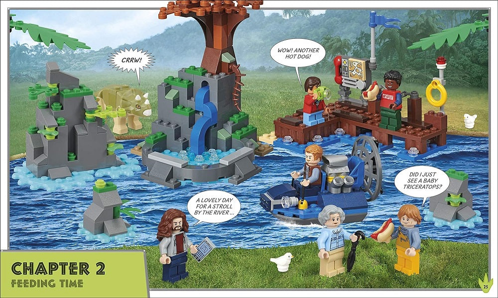 Lego Jurassic World Build Your Own Adventure Book and Building Toy page