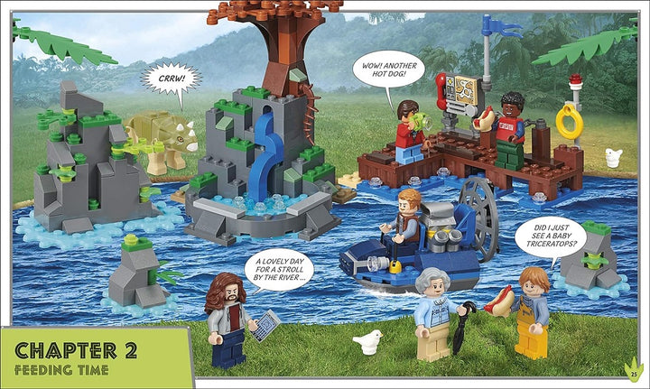 Lego Jurassic World Build Your Own Adventure Book and Building Toy page