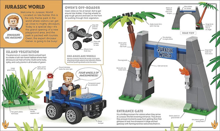 Lego Jurassic World Build Your Own Adventure page