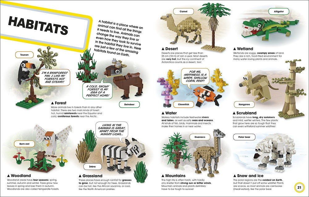 LEGO Animal Atlas habitats