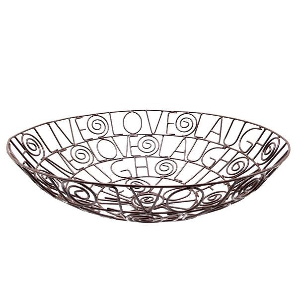 Live, Love, Laugh Metal Bowl