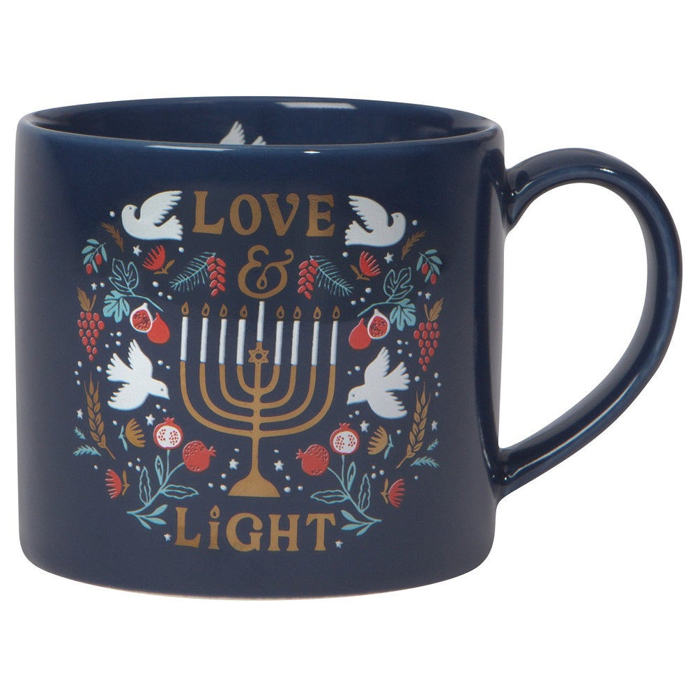  Love and Light Stoneware Mug reverse