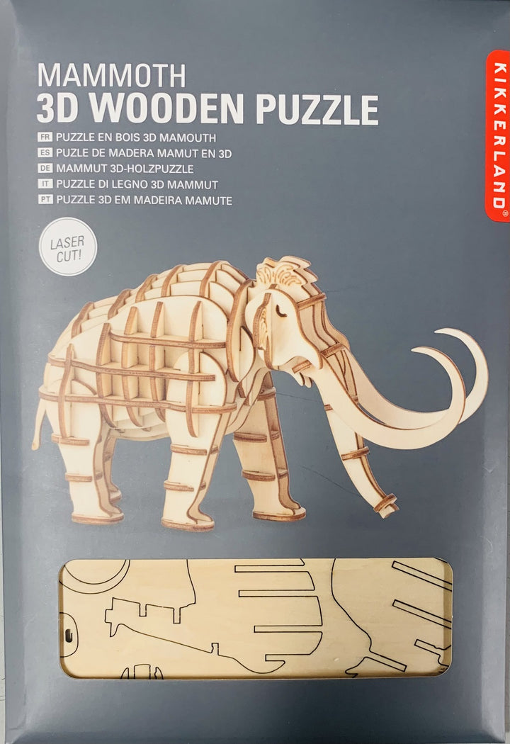 Mammoth 3-D Wooden Puzzle