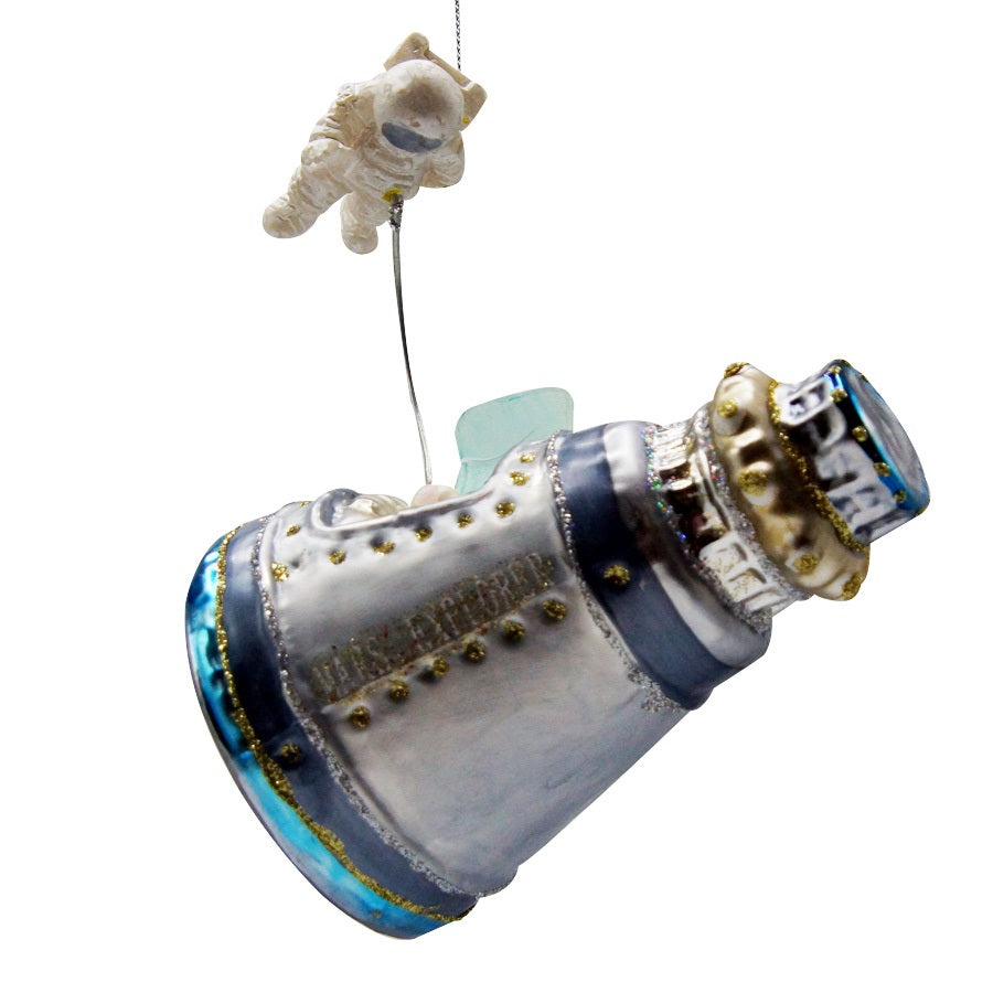 Assorted Glass Space-Themed Ornaments