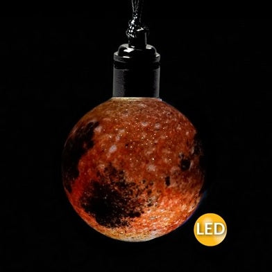 Mars Glow-In-The-Dark LED Ornament