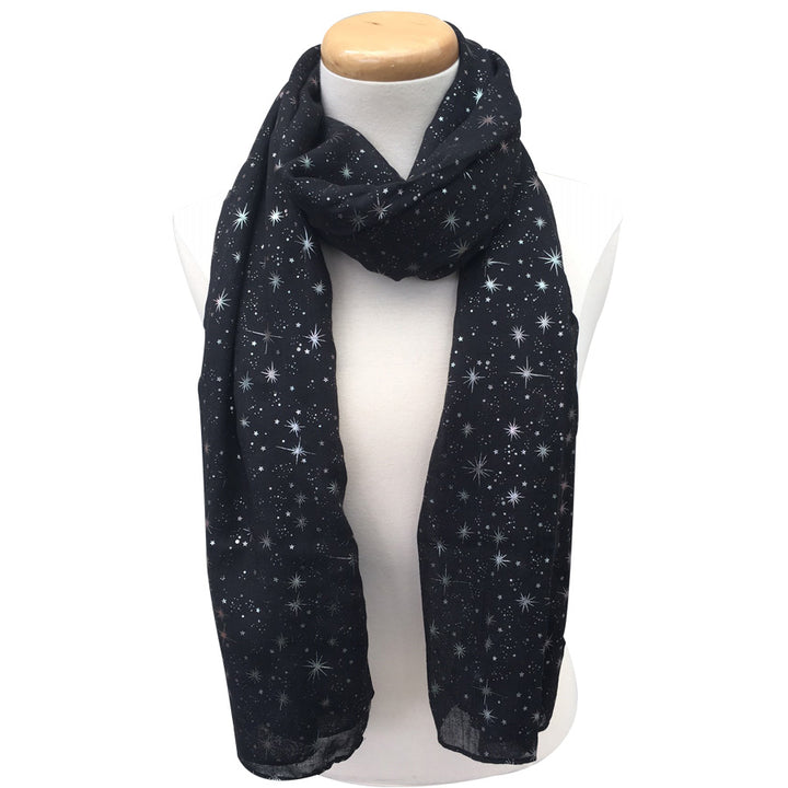 Metallic Stars Scarf
