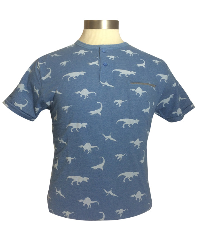 Adult Dinosaur Henley