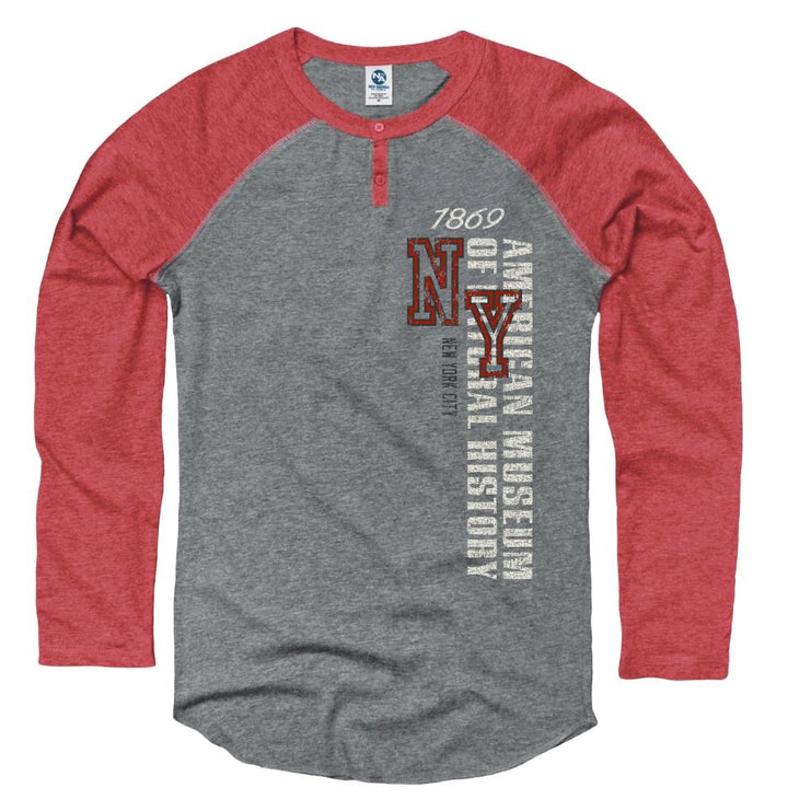 Men's Two Button AMNH Henley