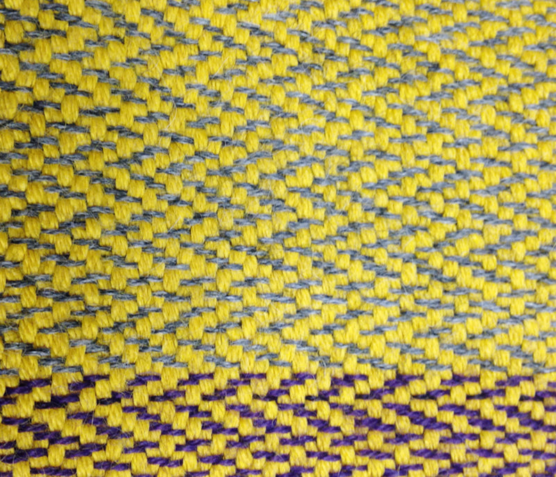 Men's Gray and Yellow Alpaca Infinity Scarf