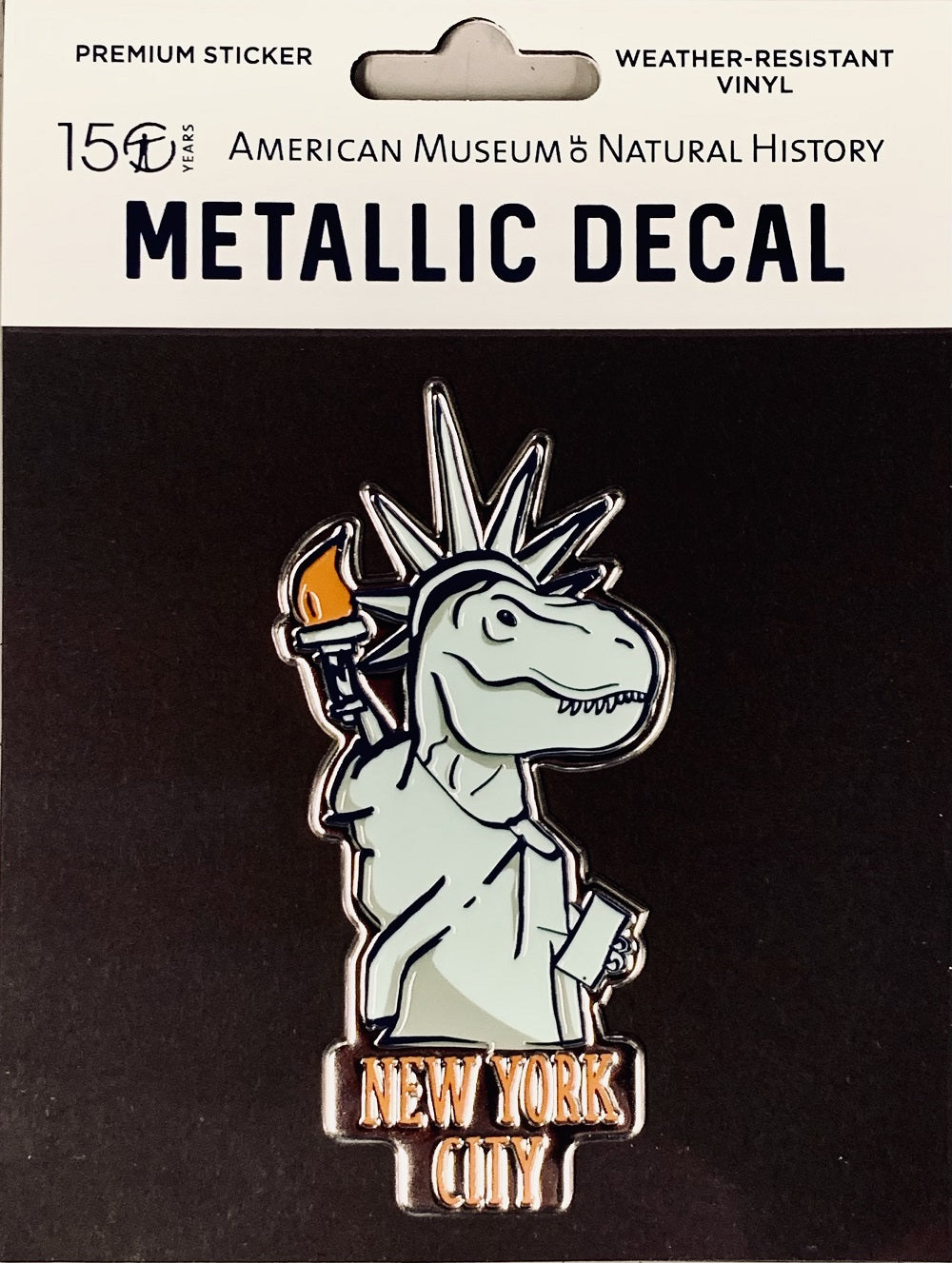 NYC Dino Liberty Sticker