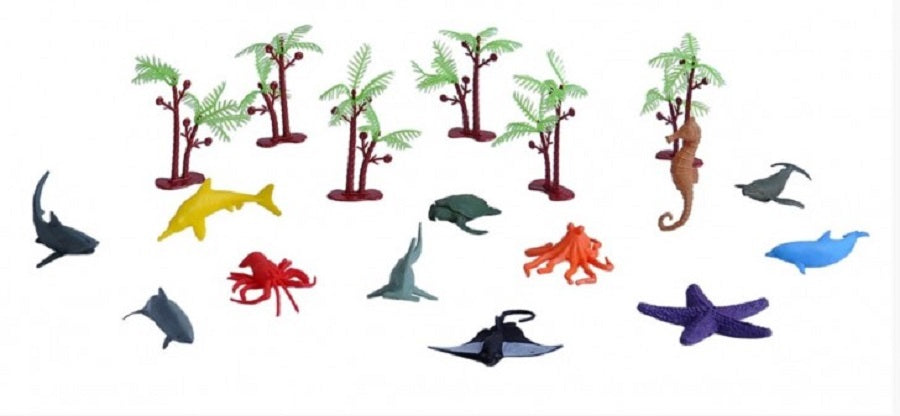 18 PC Mini Ocean Playset