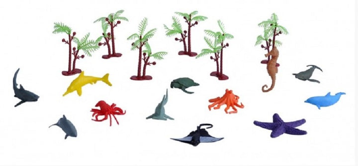 18 PC Mini Ocean Playset