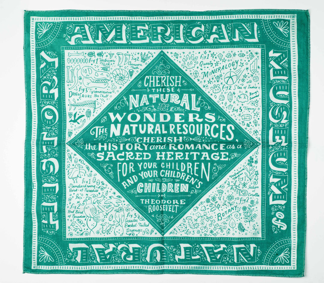 American Museum of Natural History Inspired Bandana