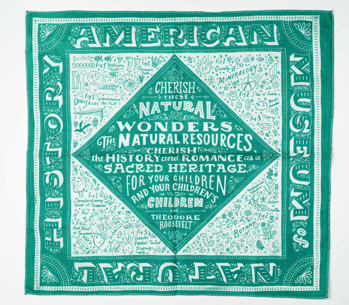 American Museum of Natural History Inspired Bandana