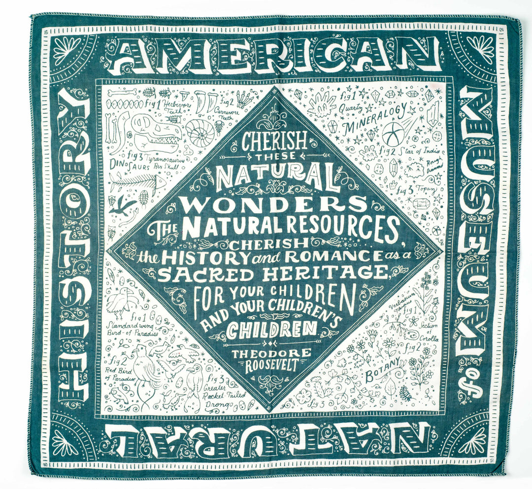 American Museum of Natural History Inspired Bandana