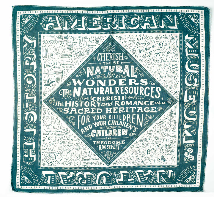 American Museum of Natural History Inspired Bandana