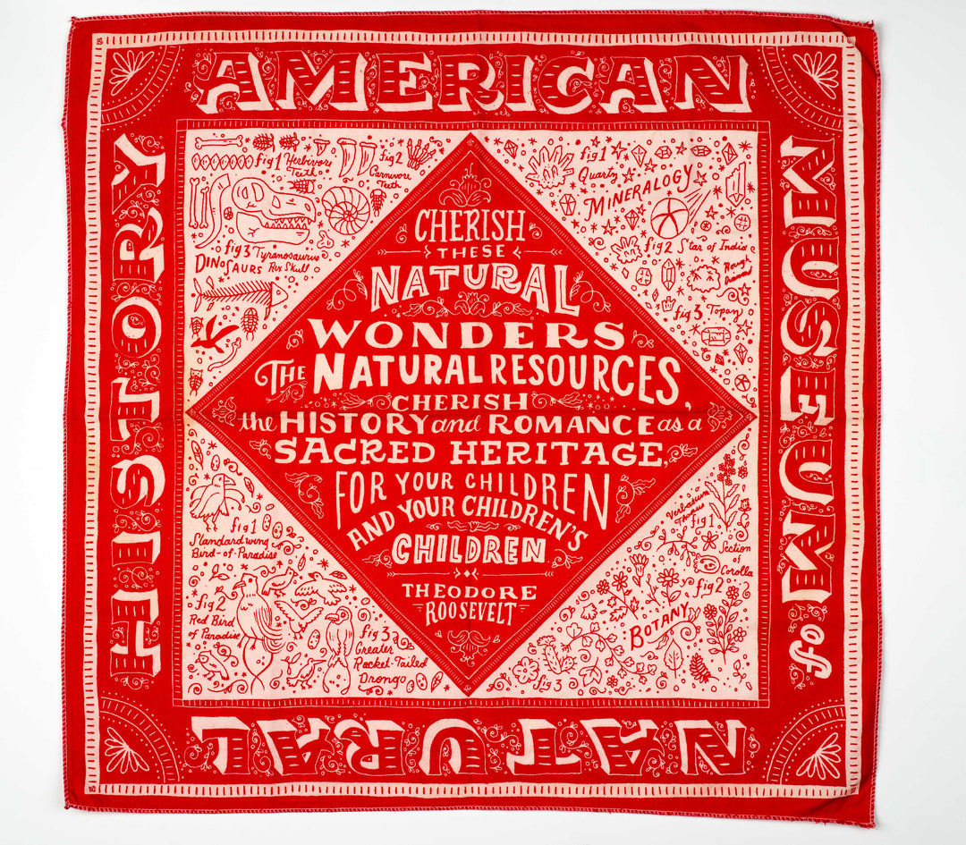 American Museum of Natural History Inspired Bandana