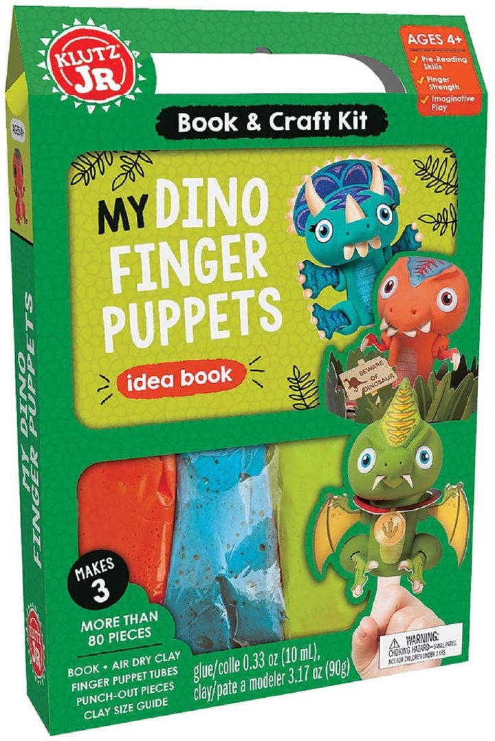My Dino Finger Puppets Kit