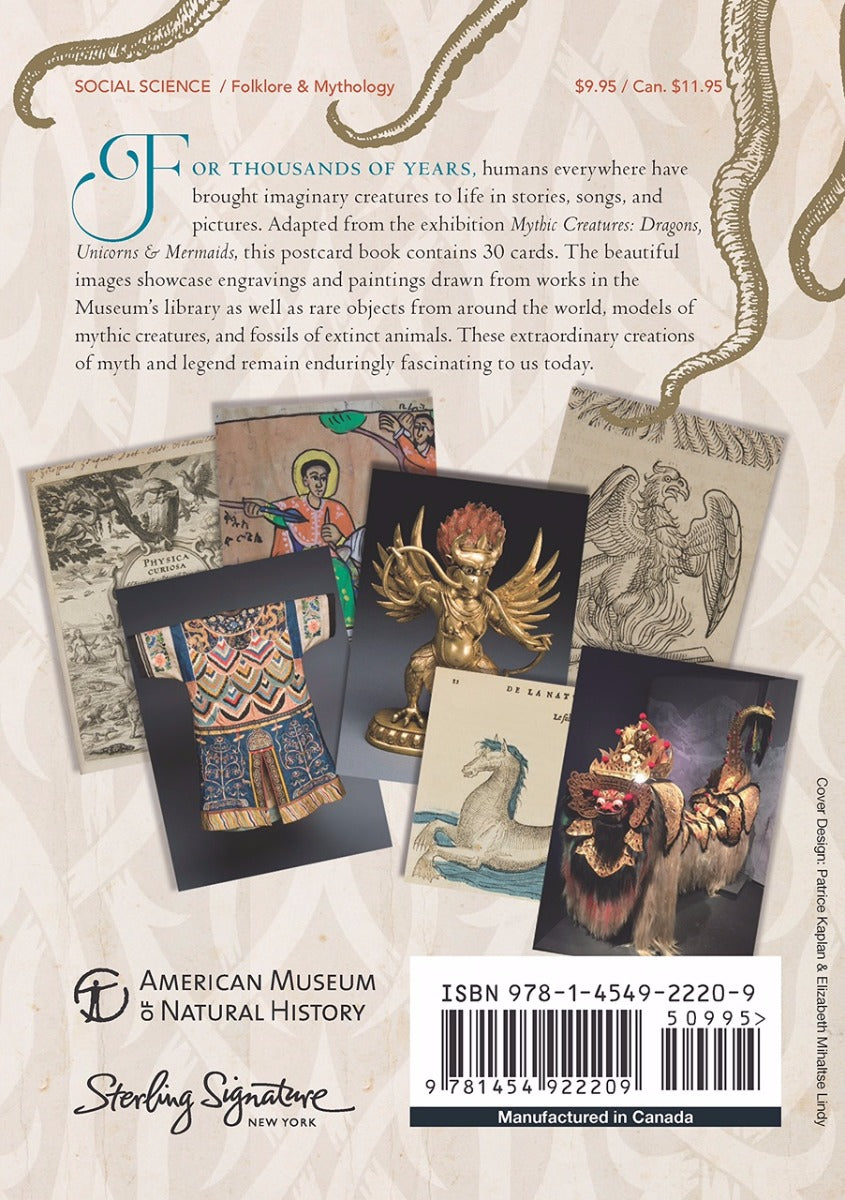 Mythic Creatures 30 Postcards