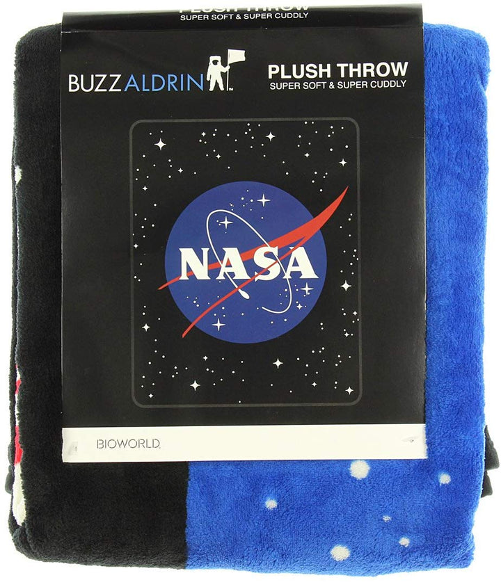 Buzz Aldrin NASA Plush Throw