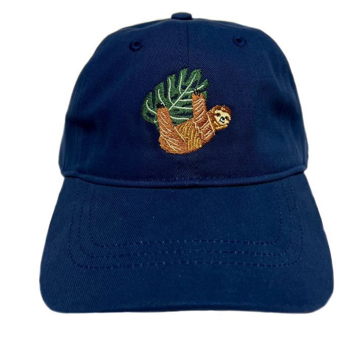 Navy Rainforest Sloth Cap