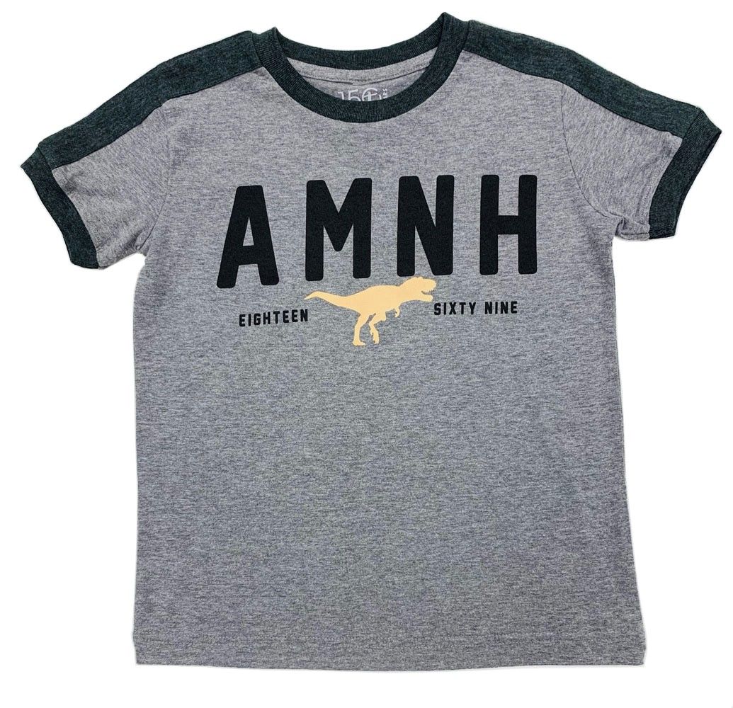 Youth AMNH Gray Athletic T-Shirt
