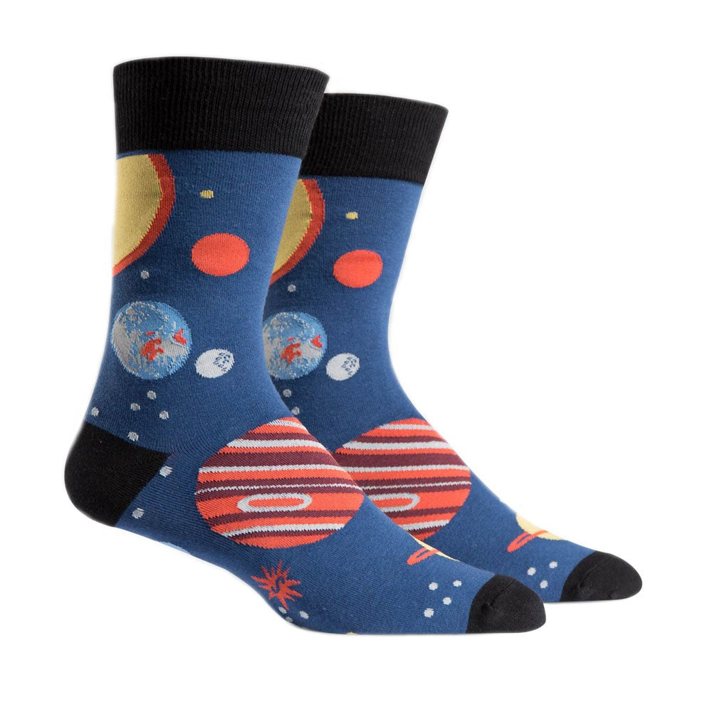 Men's Planets Crew Socks