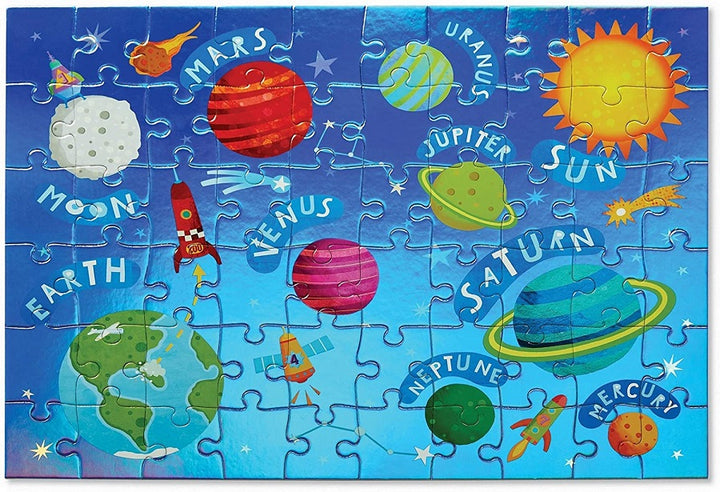 Outer Space Foil Floor Puzzle