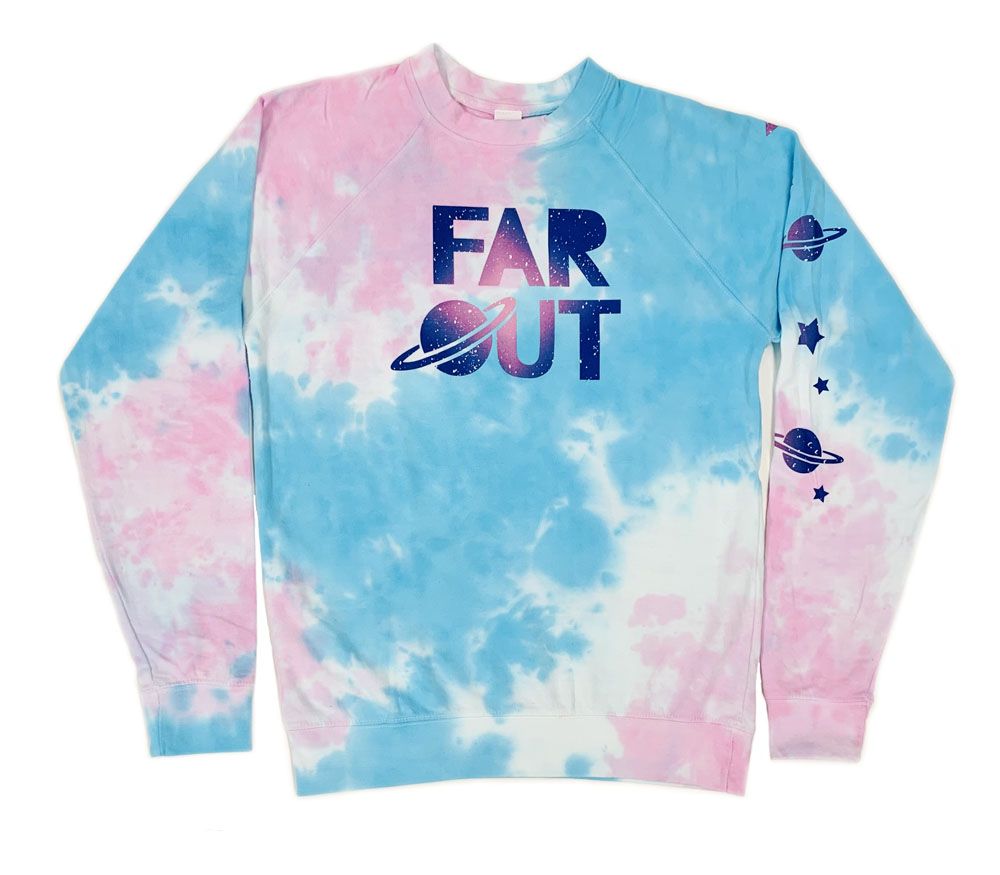 Adult LS Tie-Dye Far Out Sweatshirt