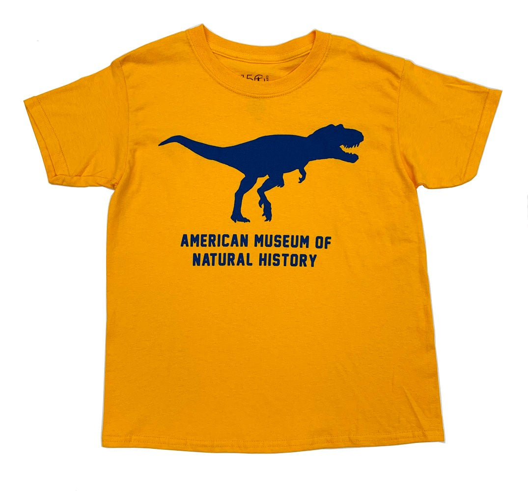 Youth Bright Gold T.Rex Silhouette T-Shirt