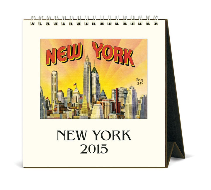 Cavallini Papers 2015 New York Desk Calendar