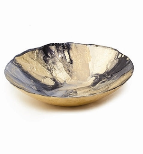 Nuit d'Or Small Hand Crafted Glass Bowl