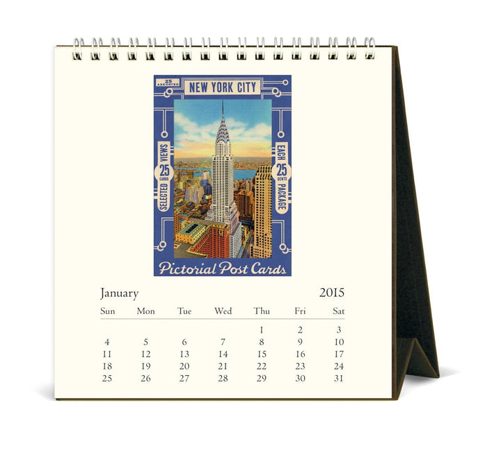 Cavallini Papers 2015 New York Desk Calendar