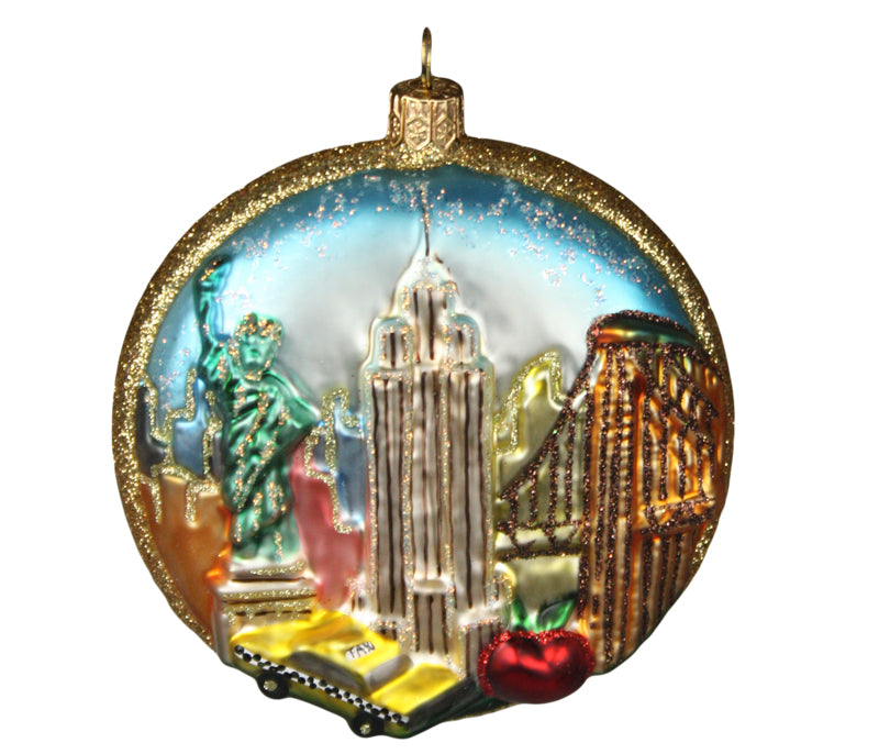 New York Medallion Ornament