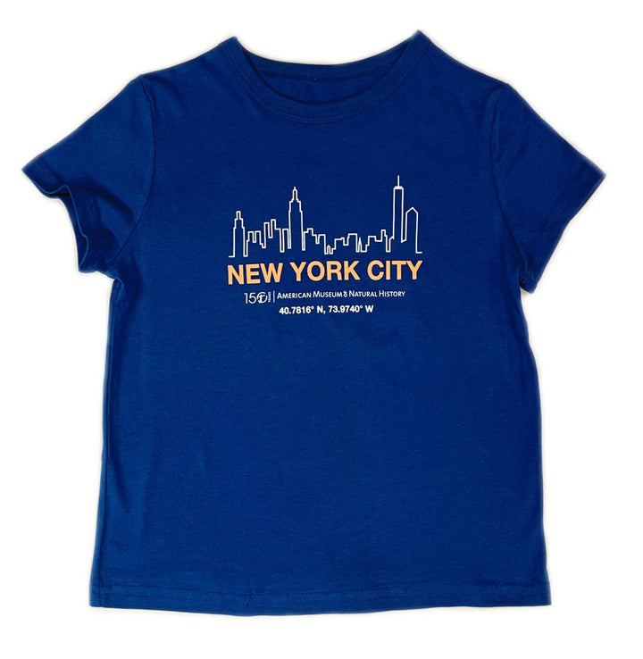 Youth Eco-Friendly Royal Blue NYC T-Shirt
