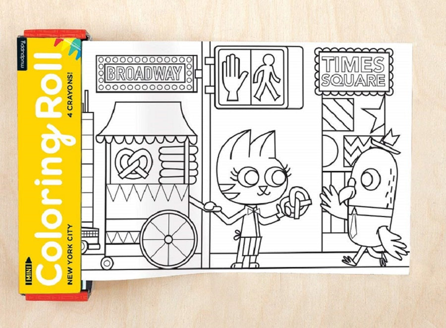 New York City Coloring Roll