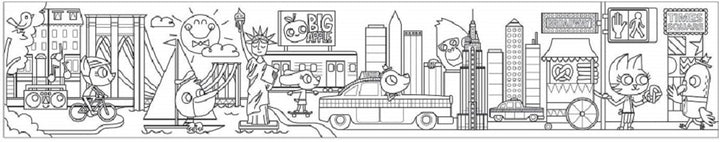 New York City Coloring Roll