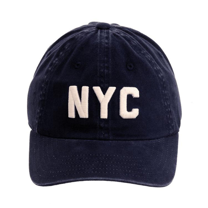 Embroidered Navy NYC Skyline Cap
