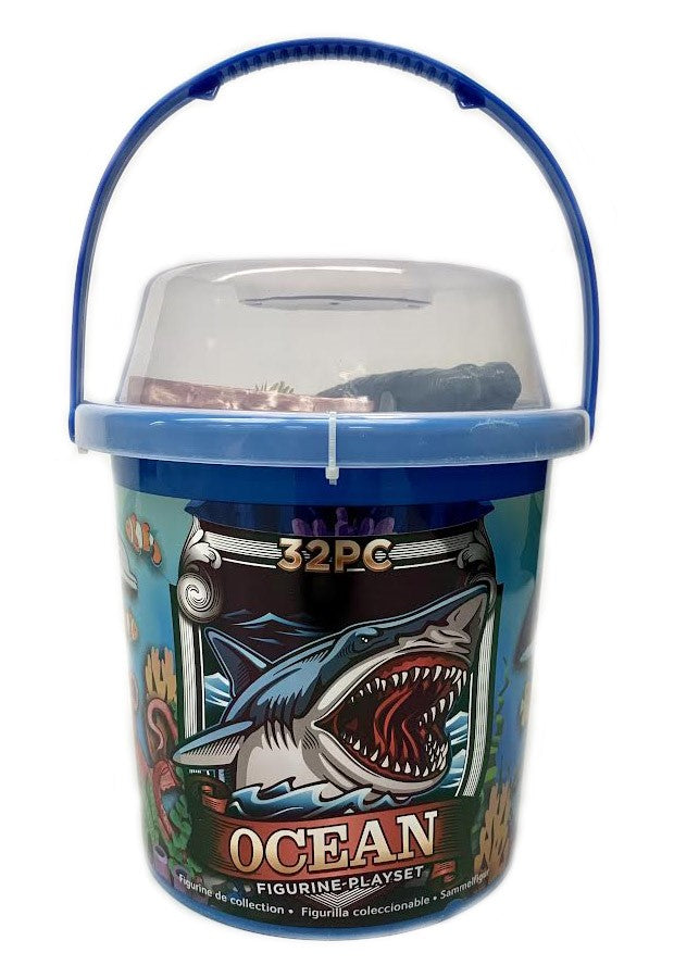 Large 32 PC Ocean Bucket Playset