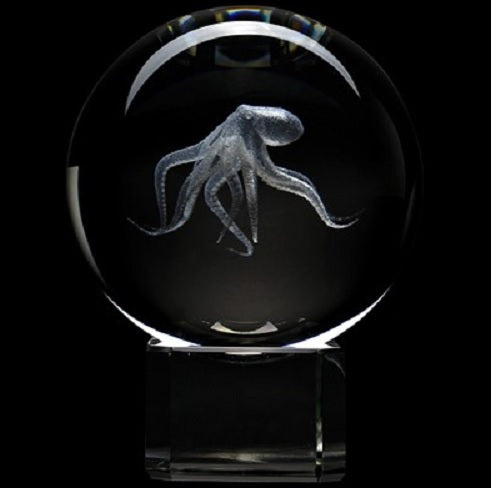 Octopus Crystal Sphere