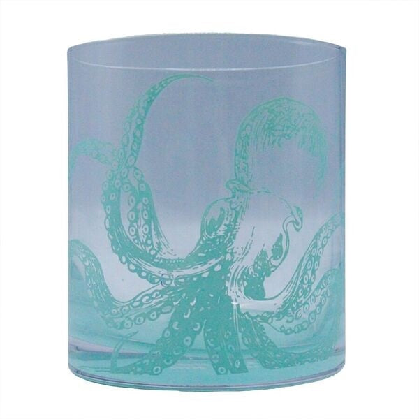 Double Old-Fashioned Octopus Glass