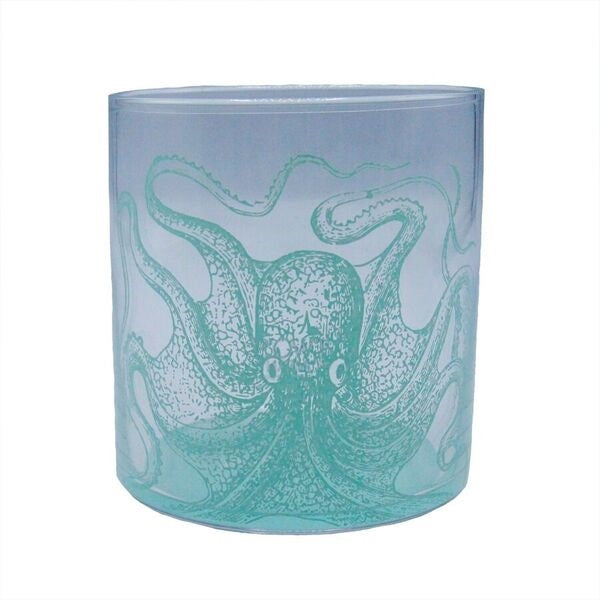 Double Old-Fashioned Octopus Glass