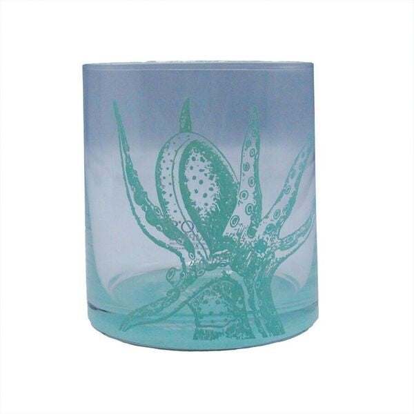 Double Old-Fashioned Octopus Glass