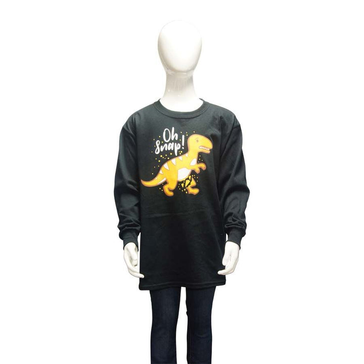 Youth ''Oh Snap!'' Gingerbread Dino T-shirt
